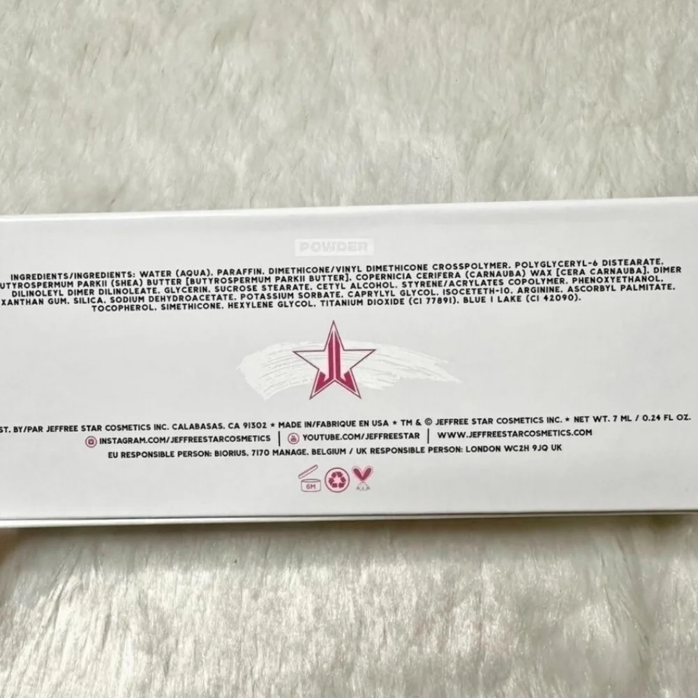 Jeffree Star Mascara in Powder White 7ml NIB❄️ White